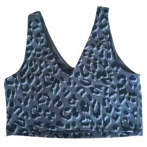 Offline by Aerie Recharge Light Support Leopard Sports Bra Sz M